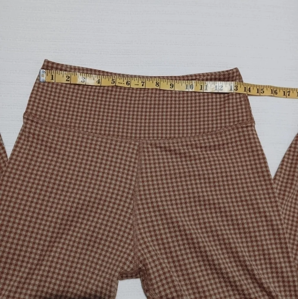 3 X$25  Madewell Flex Leggings - Check Print High-rise, slim fit. Size L